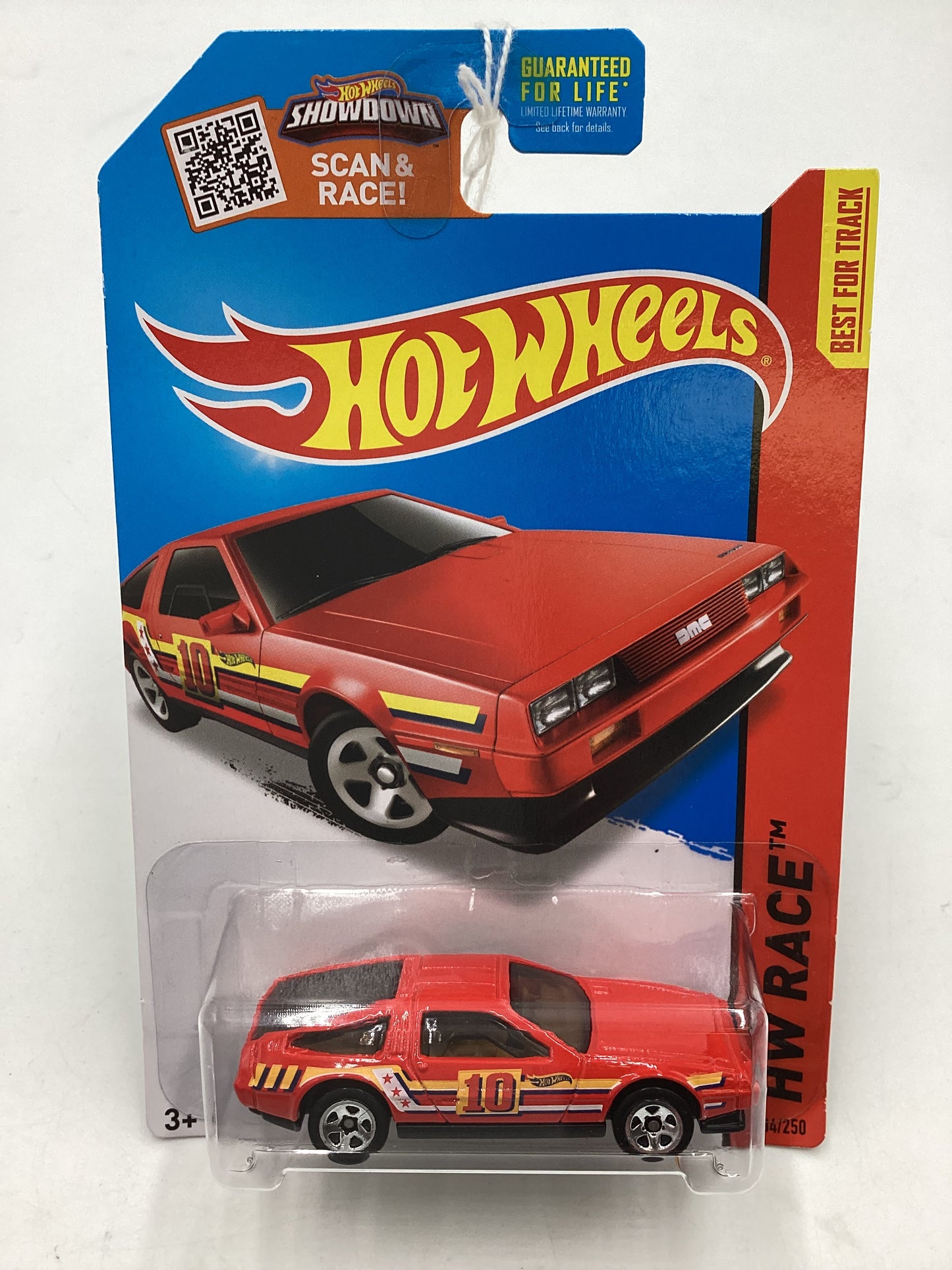 2015 Hot Wheels HW Race #184 DMC Delorean Red