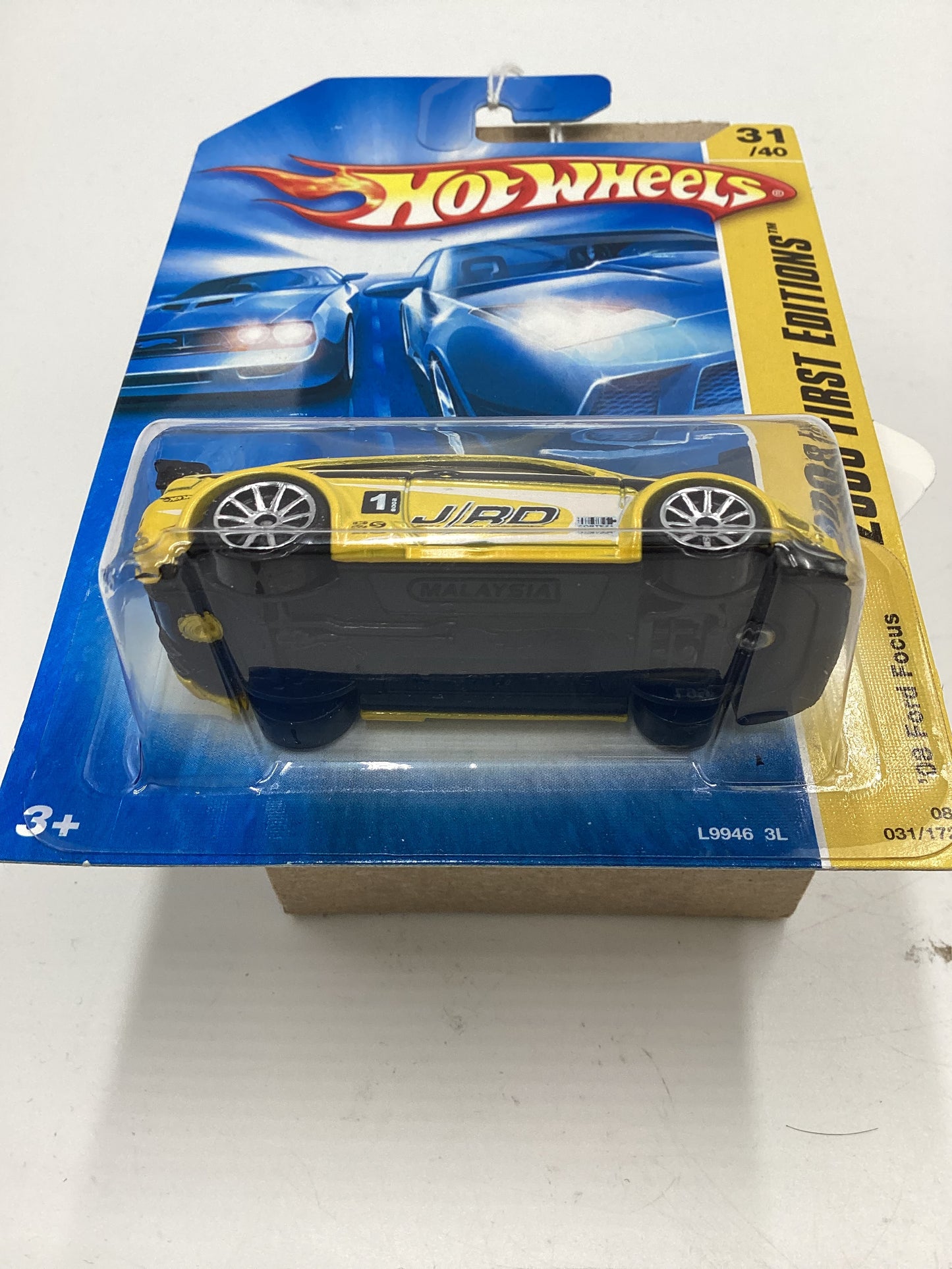 2008 Hot Wheels First Editions #31 08 Ford Focus Yellow