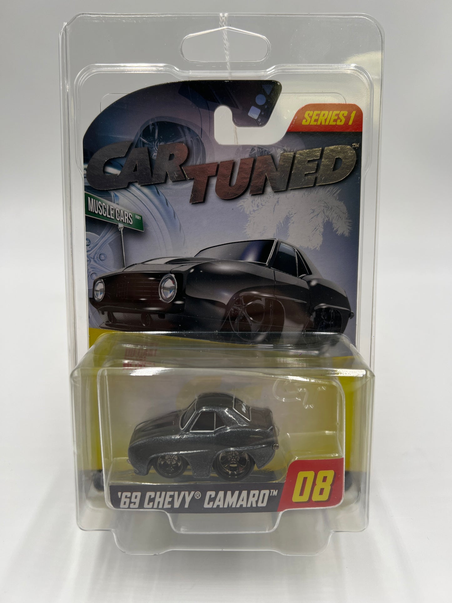 2024 Car Tuned Muscle Cars Series 1 #08 69 Chevy Camaro Black Walgreens Exclusive W/Protector VHTF