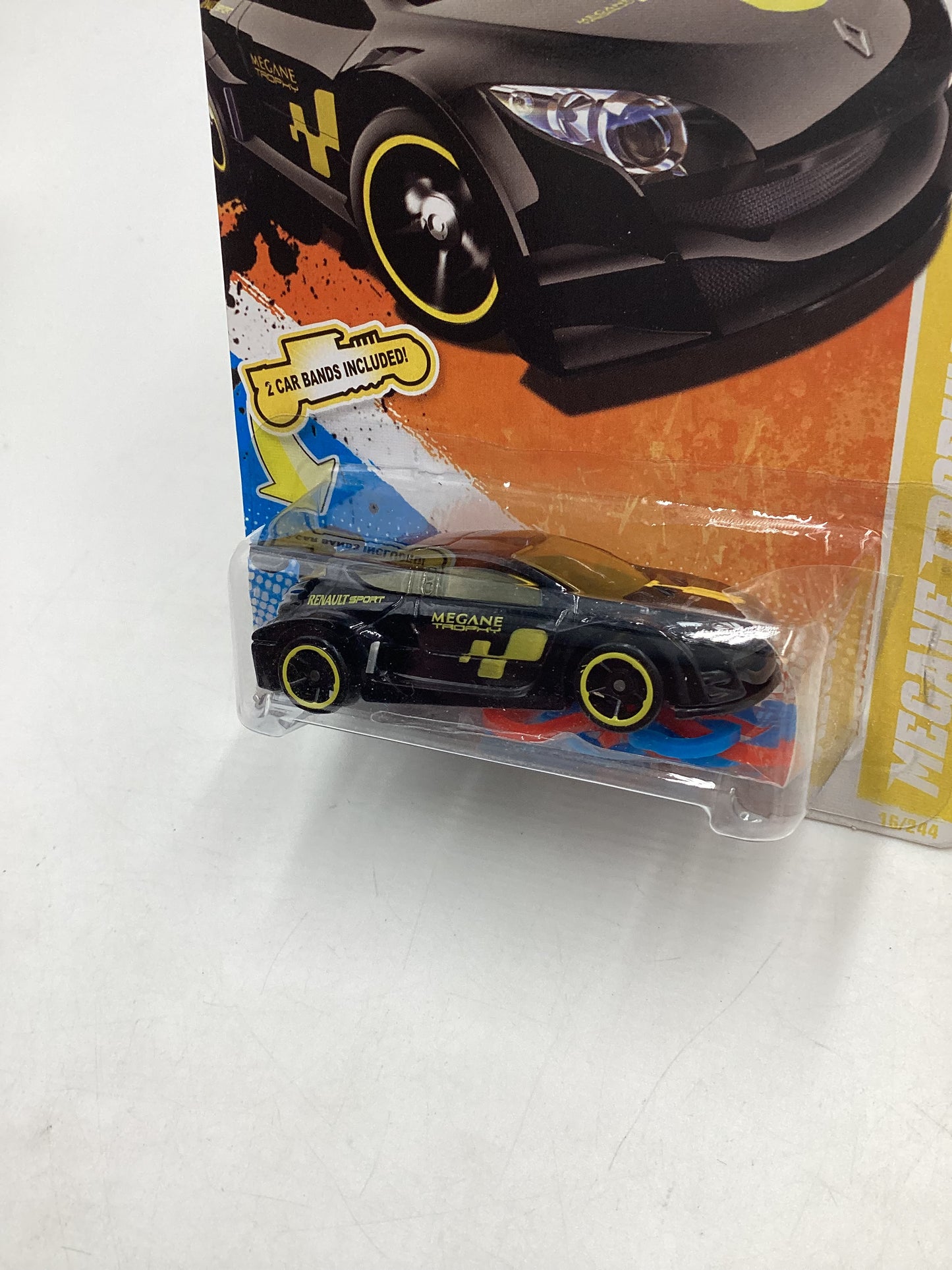 2011 Hot Wheels #16 Megane Trophy Black W/Car Bands Target Exclusive 235E