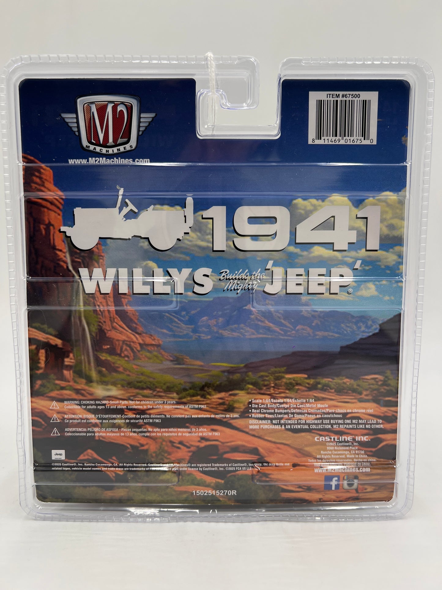 M2 Machines R18 Diorama 1944 Jeep MB Light Blue 197F