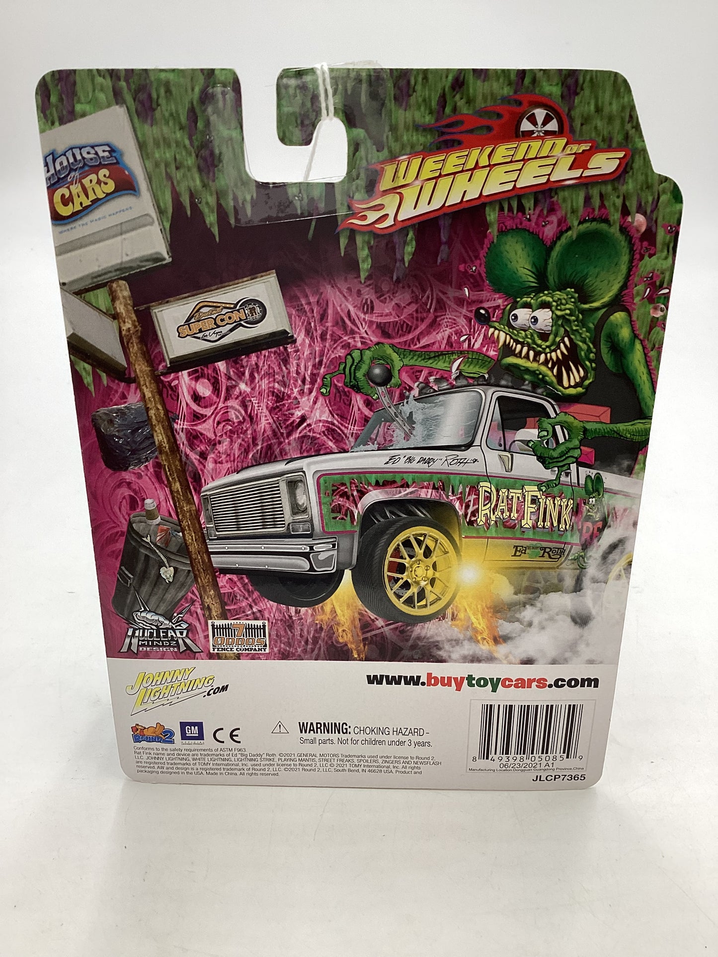 Johnny lightning x HOC Weekend of wheels Exclusive Zingers Rat Fink Chevy C-10 223D