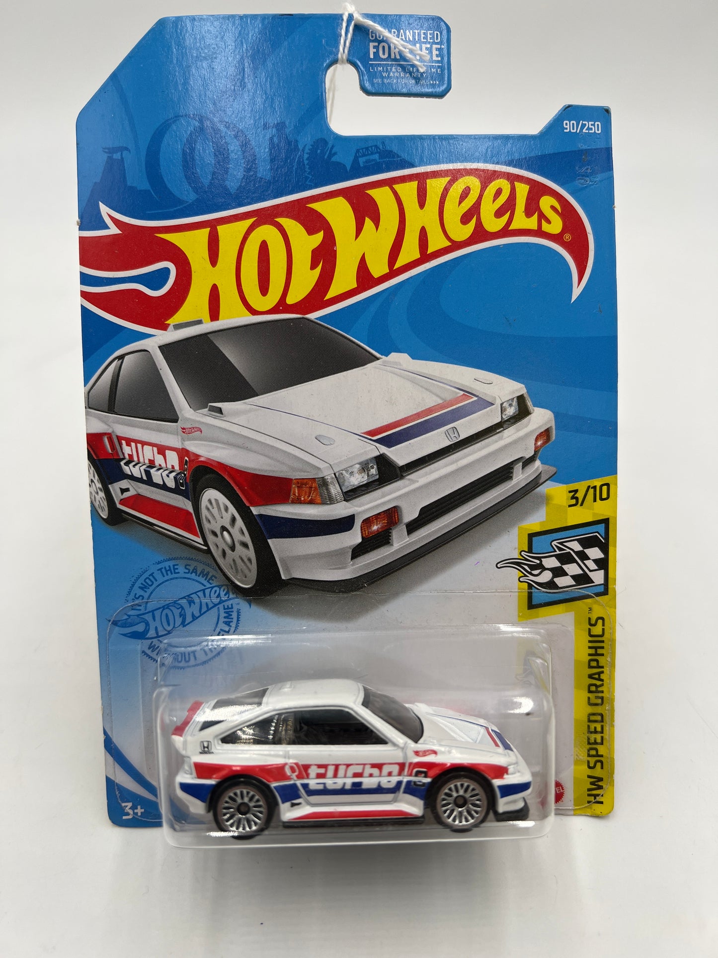 2021 Hot Wheels Speed Graphics #90 1985 Honda CR-X crx White 78C