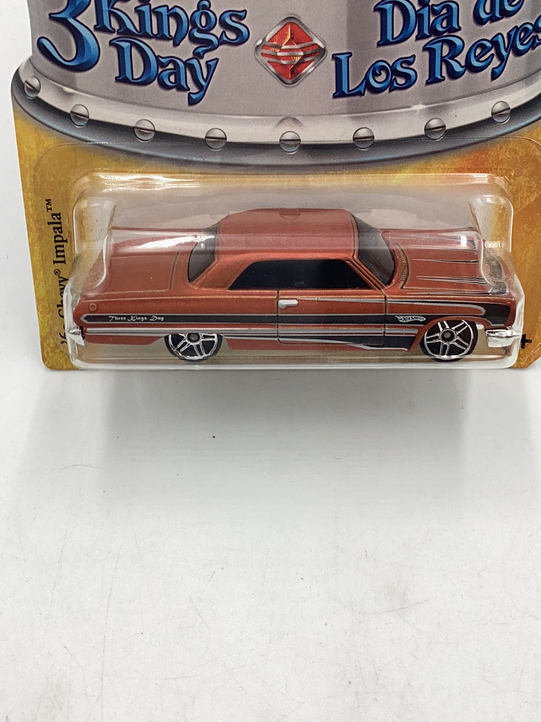 Hot Wheels 3 Kings Day 63 Chevy Impala with protector