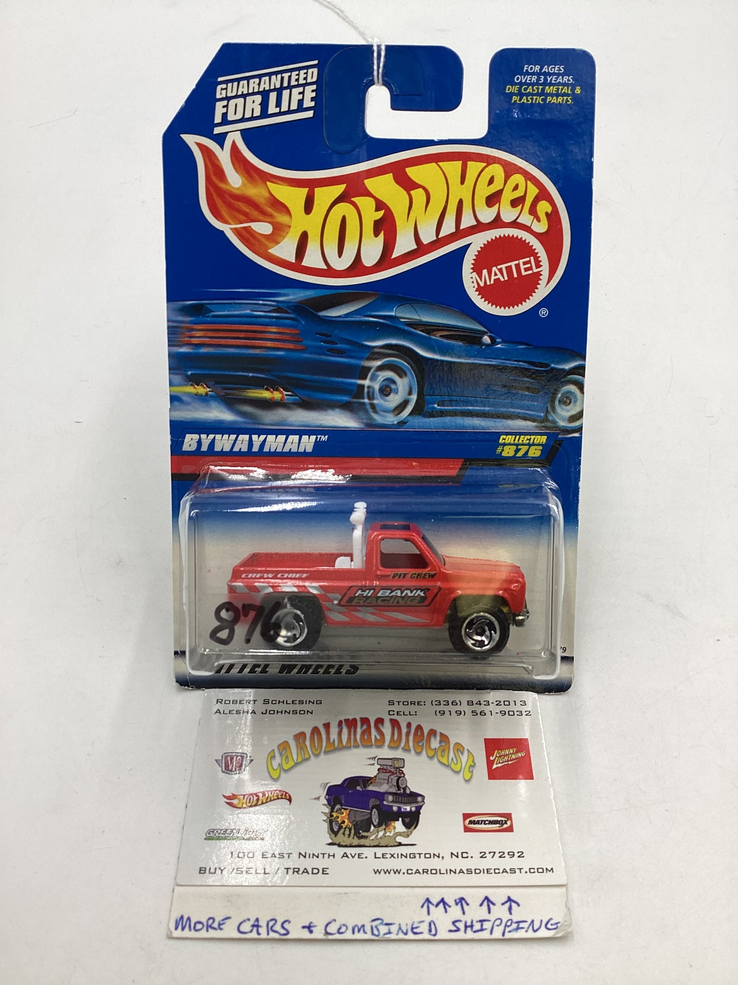 1998 Hot wheels #876 Bywayman 15i