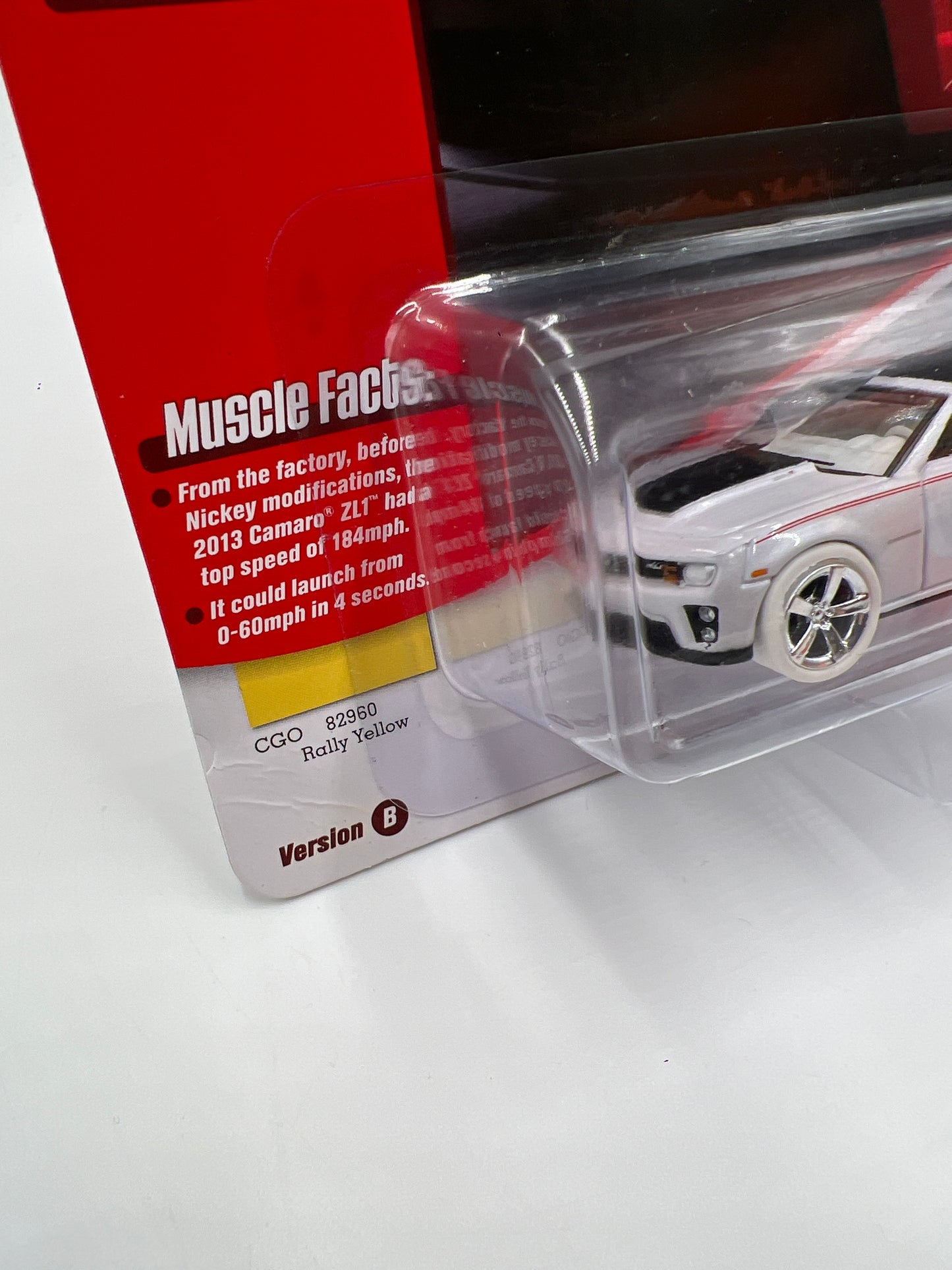 Johnny Lightning 2013 Chevy Camaro ZL1 Nickey White Lightning Chase