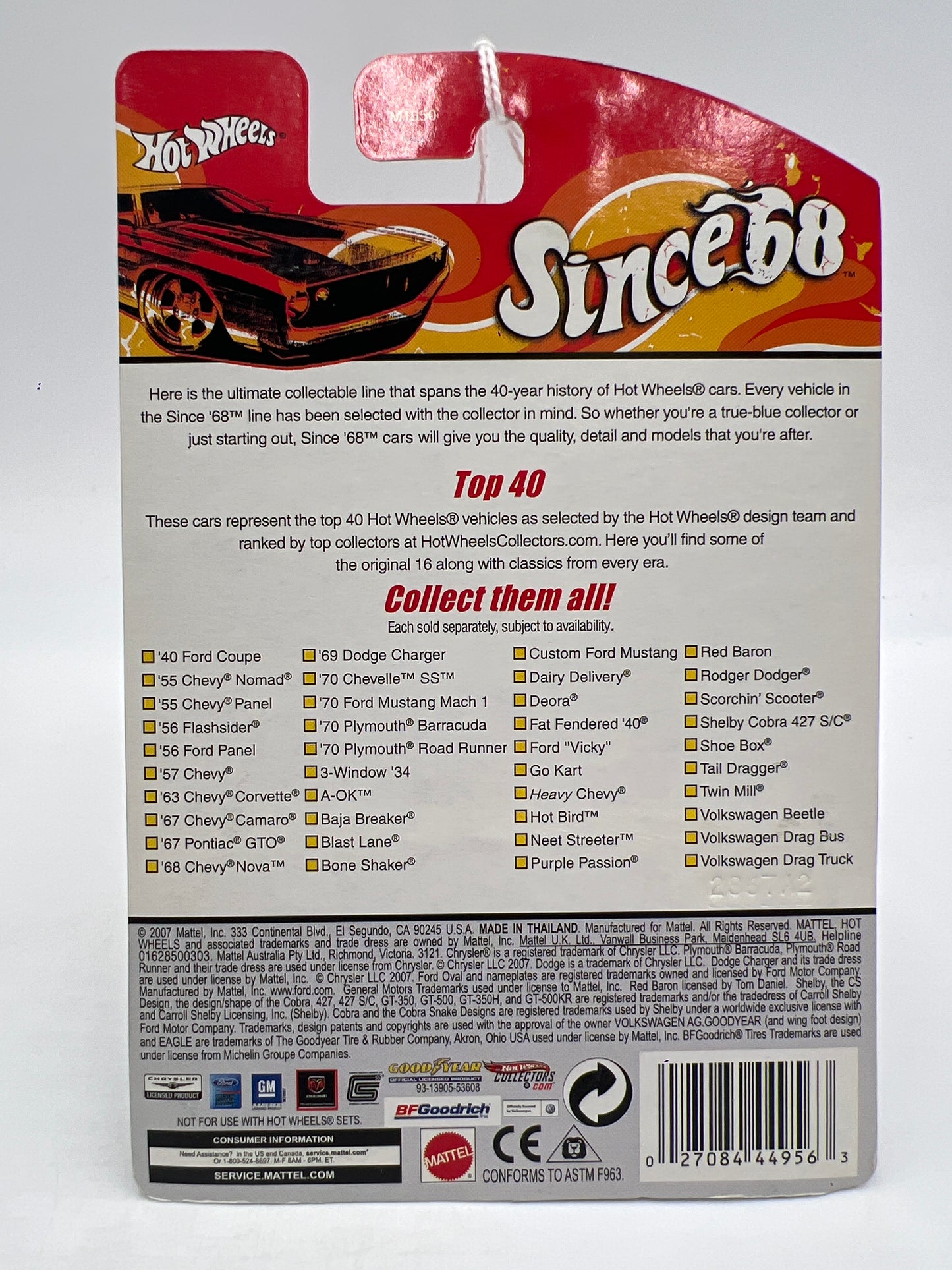 Hot Wheels Since 68 Top 40 #38 Baja Breaker Blue