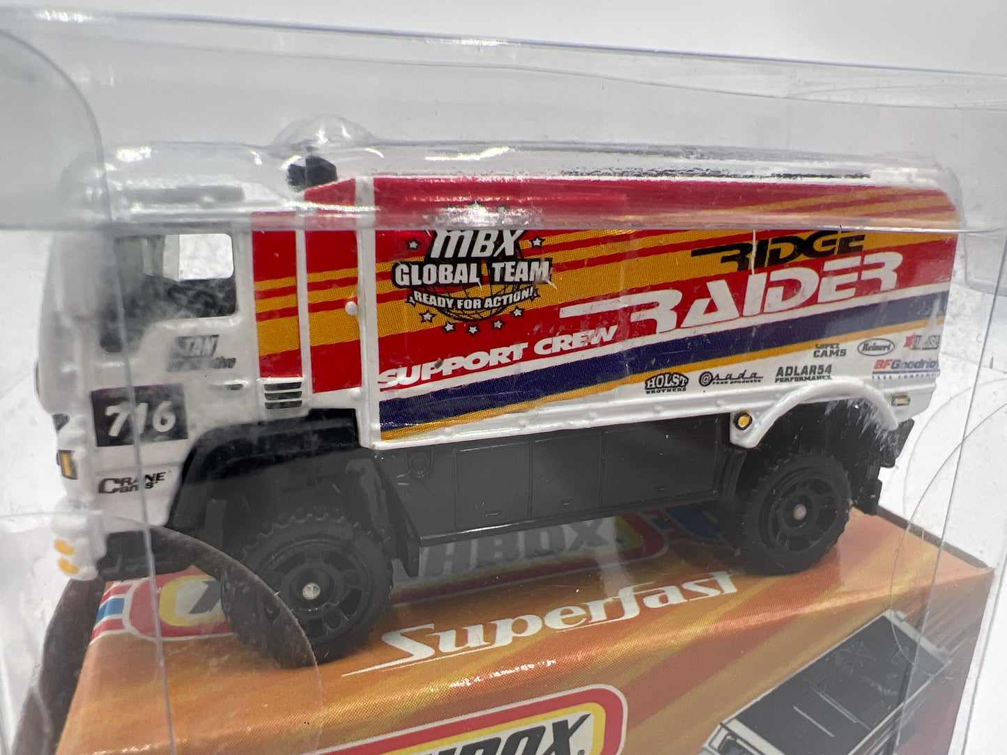 Matchbox Superfast #7 Desert Thunder V16 White
