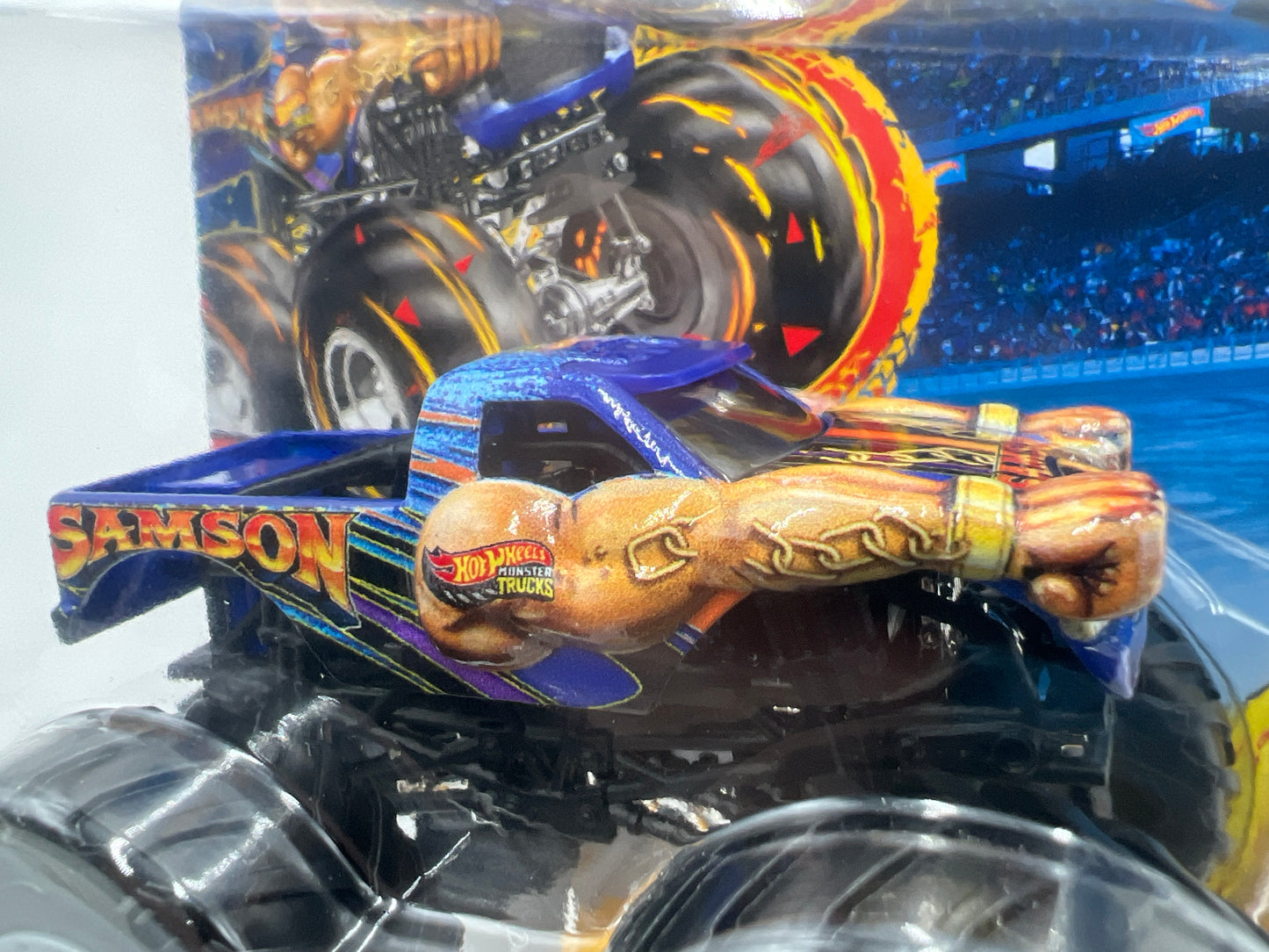 2025 Hot Wheels Monster Trucks Leading Legends #2 Samson Blue 134D