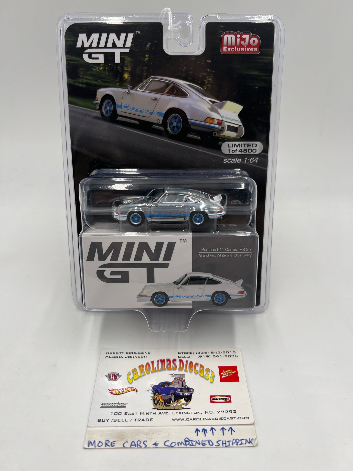 Mini GT Mijo Exclusives #715 CHASE Porsche 911 Carrera RS 2.7