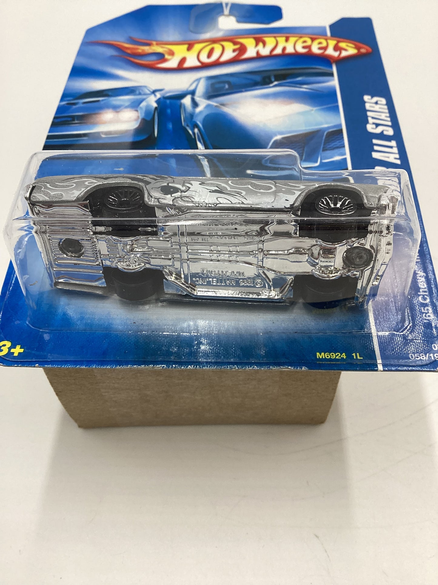 2008 Hot Wheels All Stars #58 65 Chevy Impala Silver Kmart Exclusive 240C