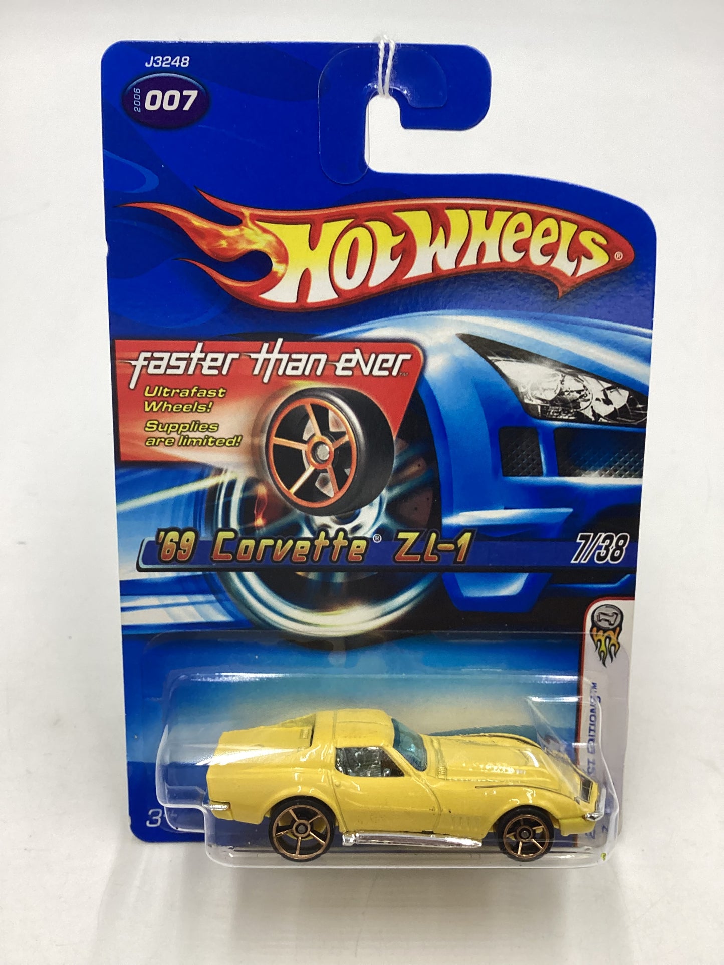 2006 Hot Wheels #07 FTE 69 Corvette ZL-1 15B