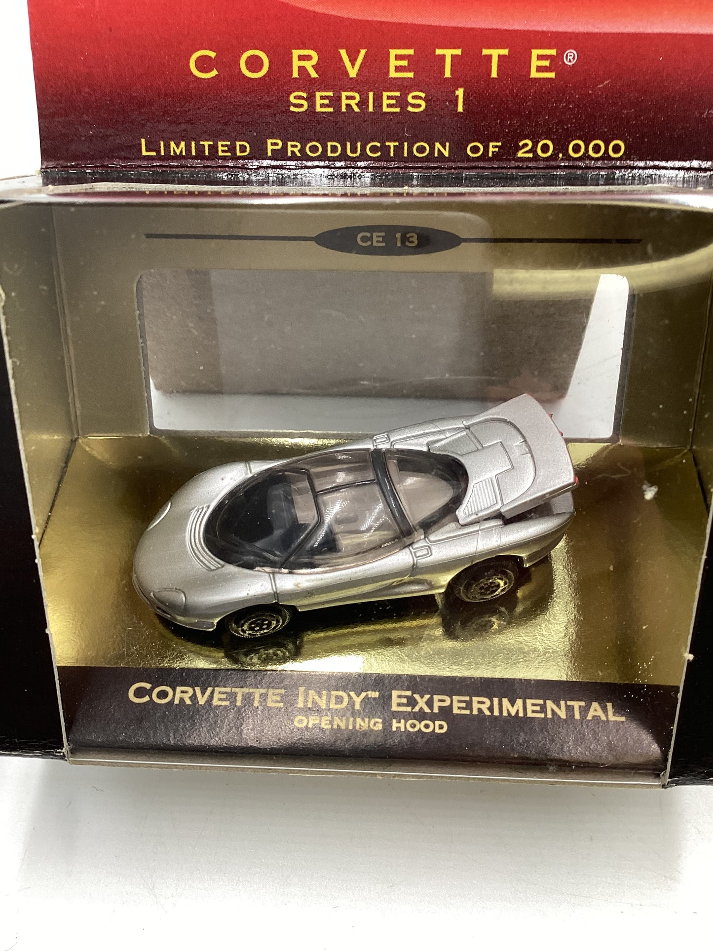 Micro Machines Collectors Edition Corvette Series 1 Corvette Indy Experimental Silver 1/20000 SR CE 13