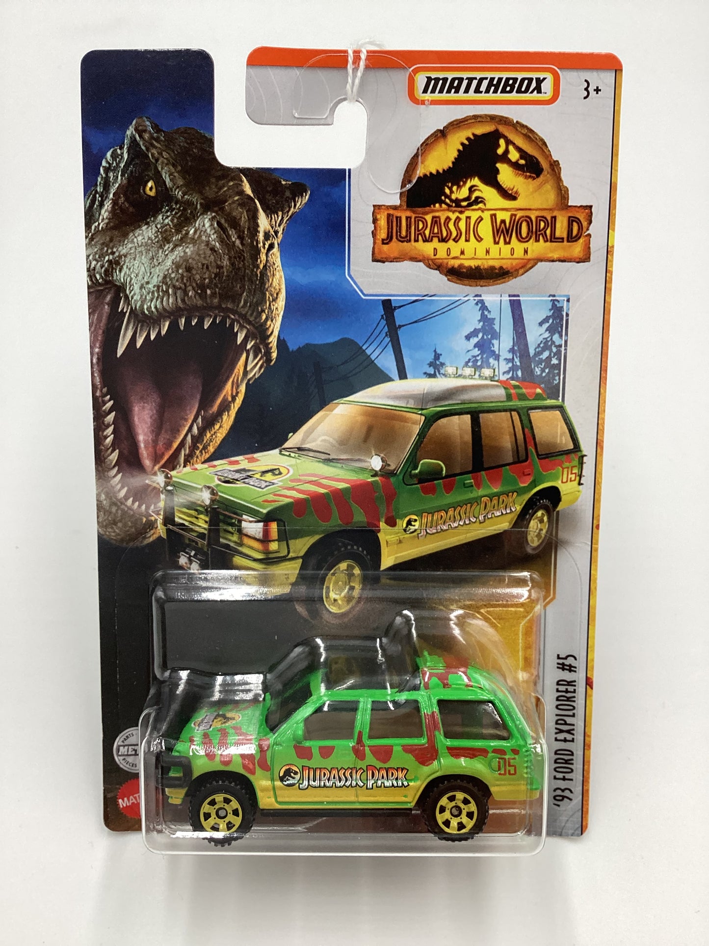 2022 Matchbox Jurassic World Domination 93 Ford Explorer #5 Green 163B