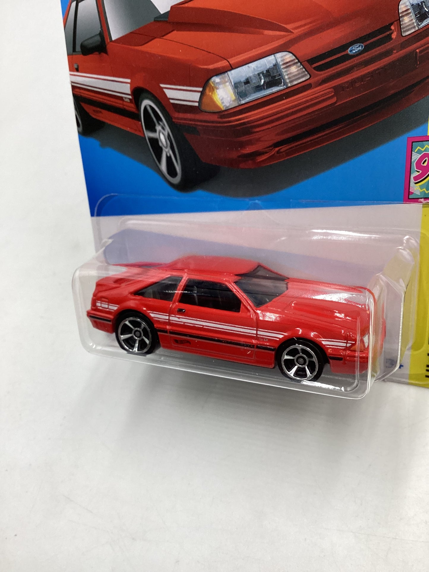 2024 Hot Wheels #194 92 Ford Mustang Red 19B