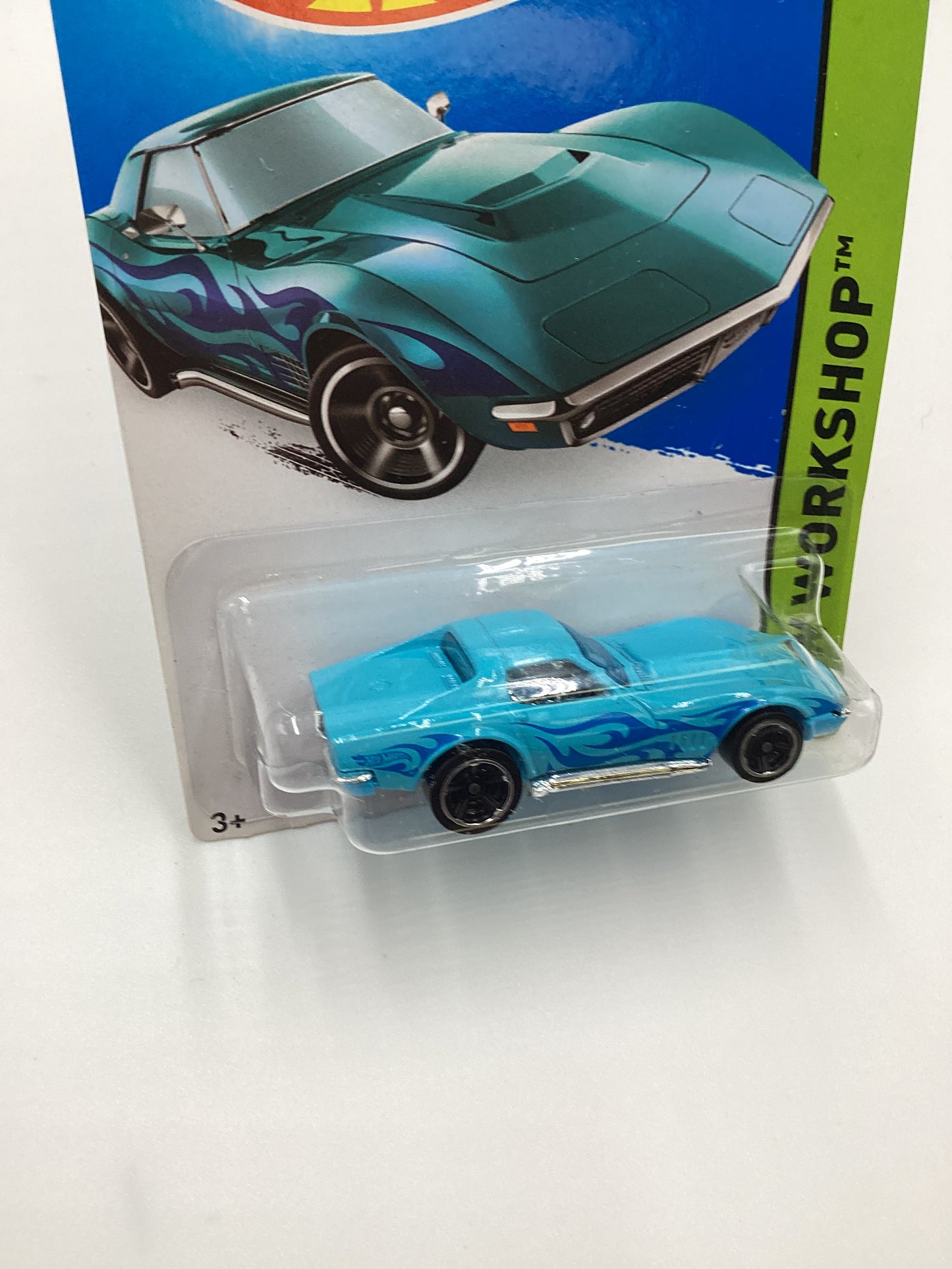 2014 Hot Wheels Kmart Exclusive #214 69 Corvette Light Blue 237F