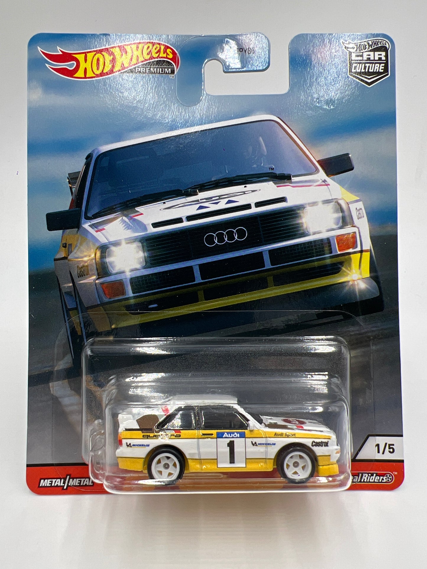 Hot Wheels Premium Thrill Climbers #1 Audi Sport Quattro W/Protector