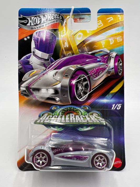 2025 Hot Wheels Silver Series Acceleracers #1 Iridium 151E