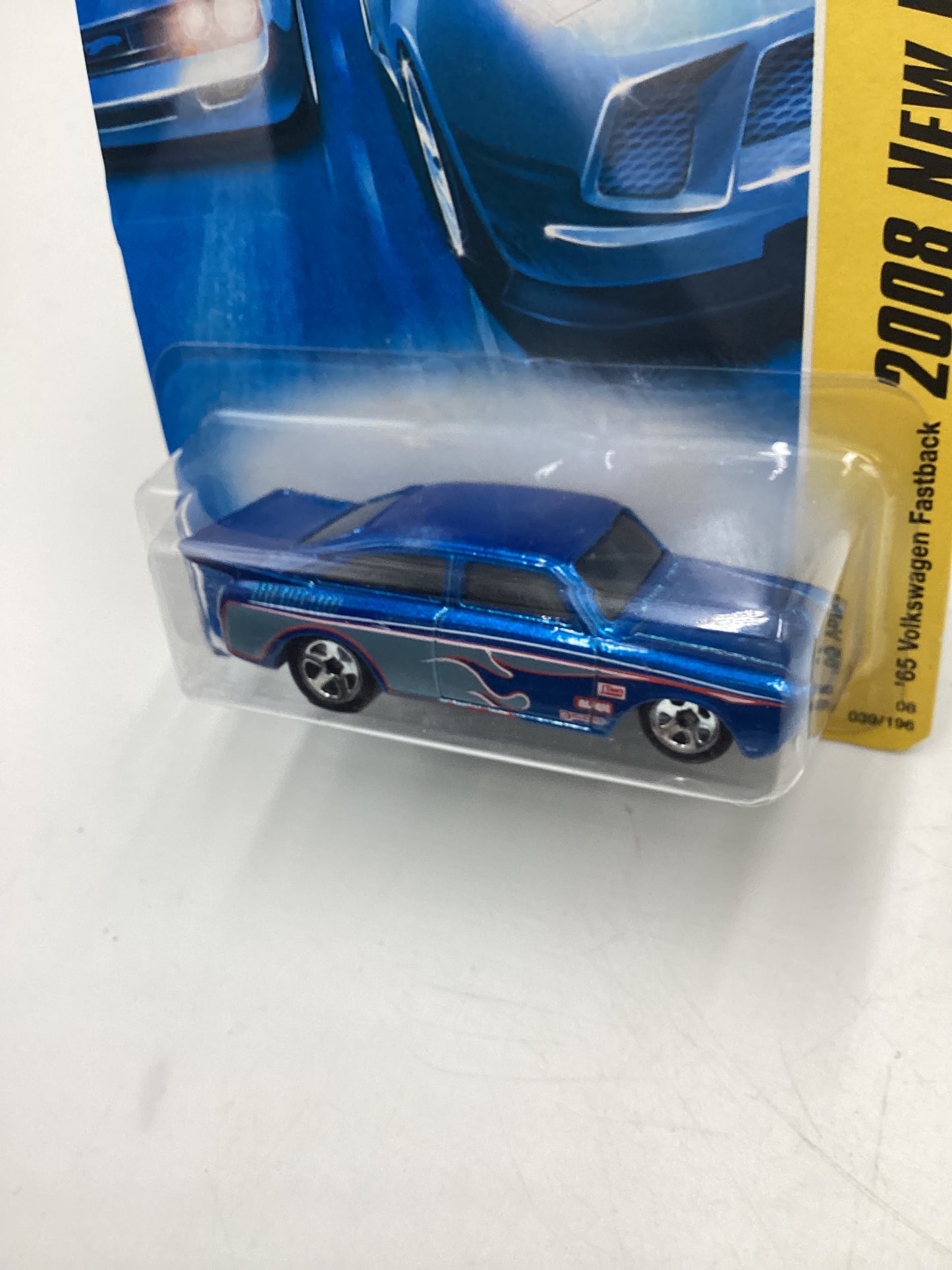 2008 Hot Wheels New Models #39 65 Volkswagen Fastback Blue 96C