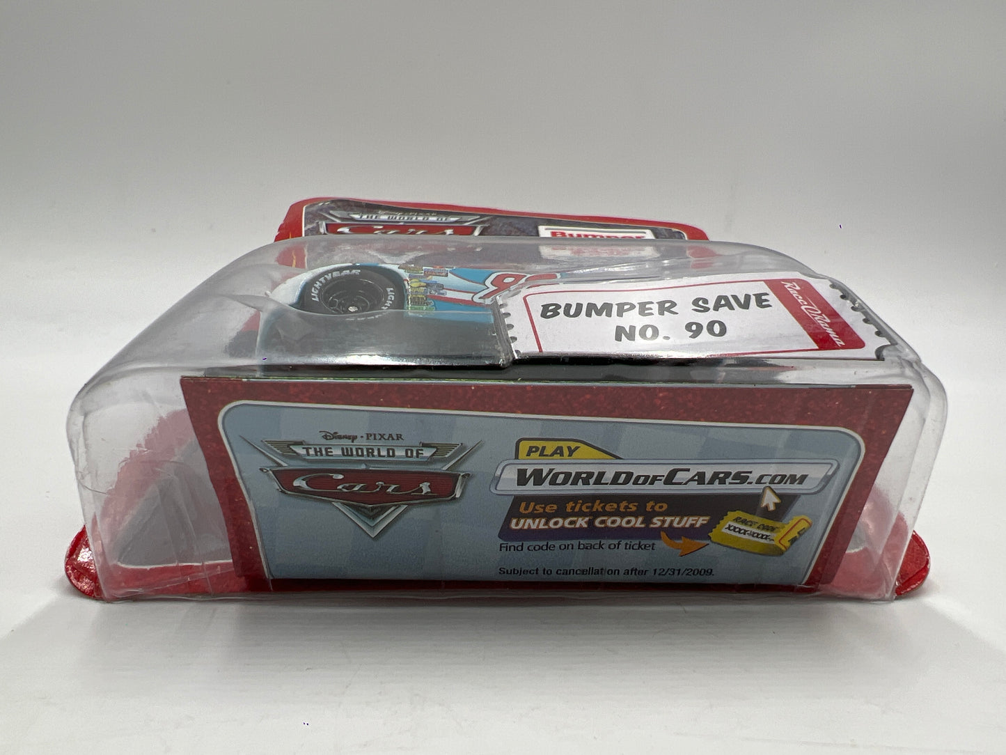 Disney Pixar The World Of Cars Rubber Tires Bumper Save No 90 140H