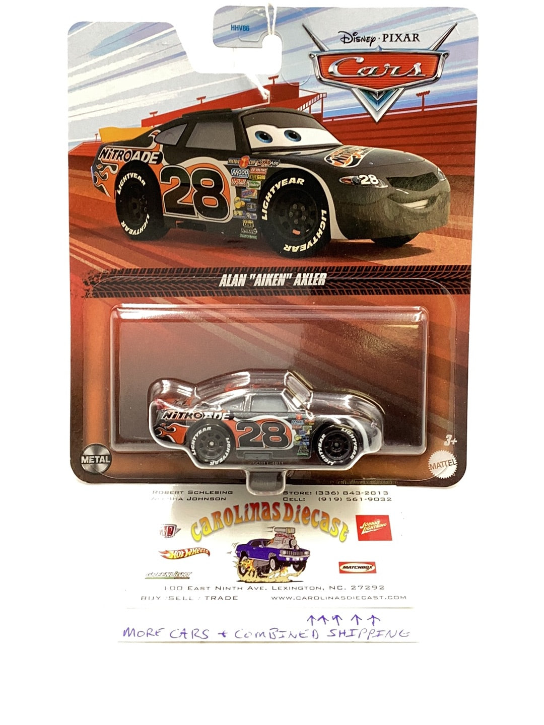 Disney Pixar Cars Alan Aiken Axler 140B