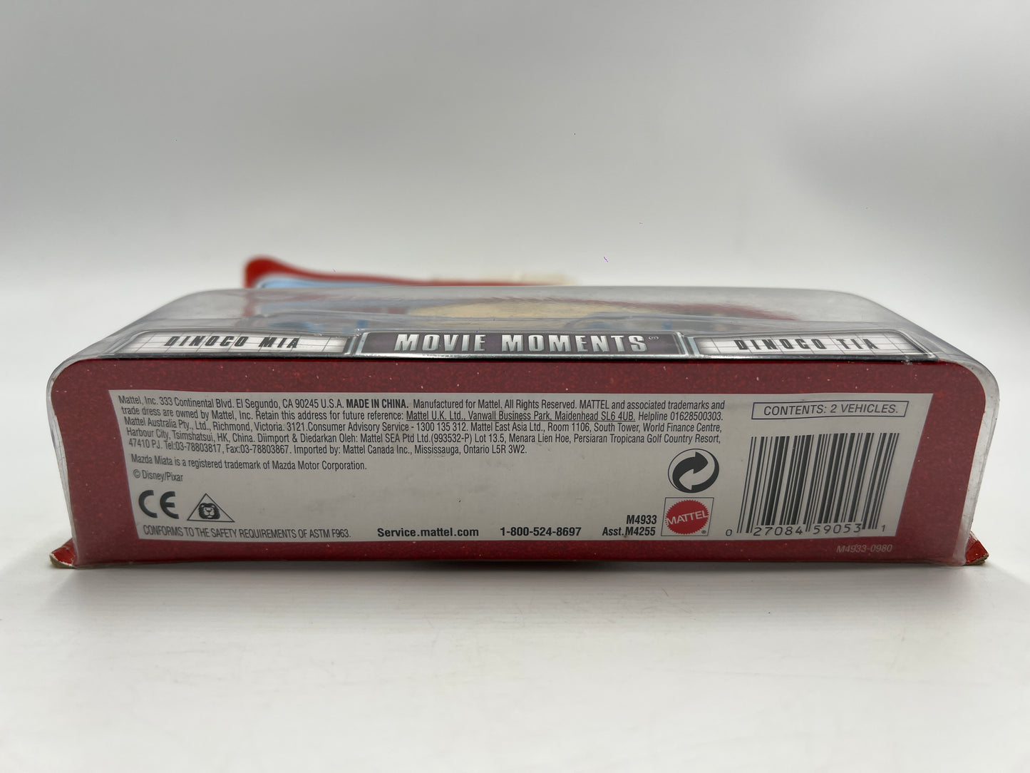 Disney Pixar The World Of Cars 2 Pack Movie Moments Dinoco Mia & Dinoco Tia 142i