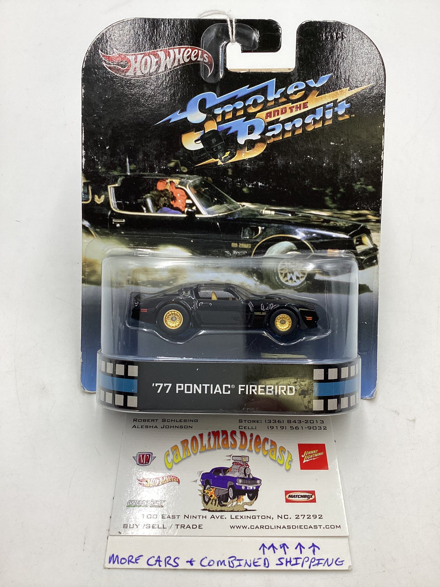 Hot Wheels Retro Entertainment Smokey and the Bandit 77 Pontiac Firebird