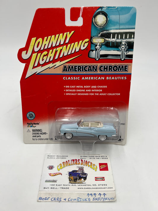 Johnny Lightning American Chrome 1953 Buick Super Light Blue *Veins* 220C