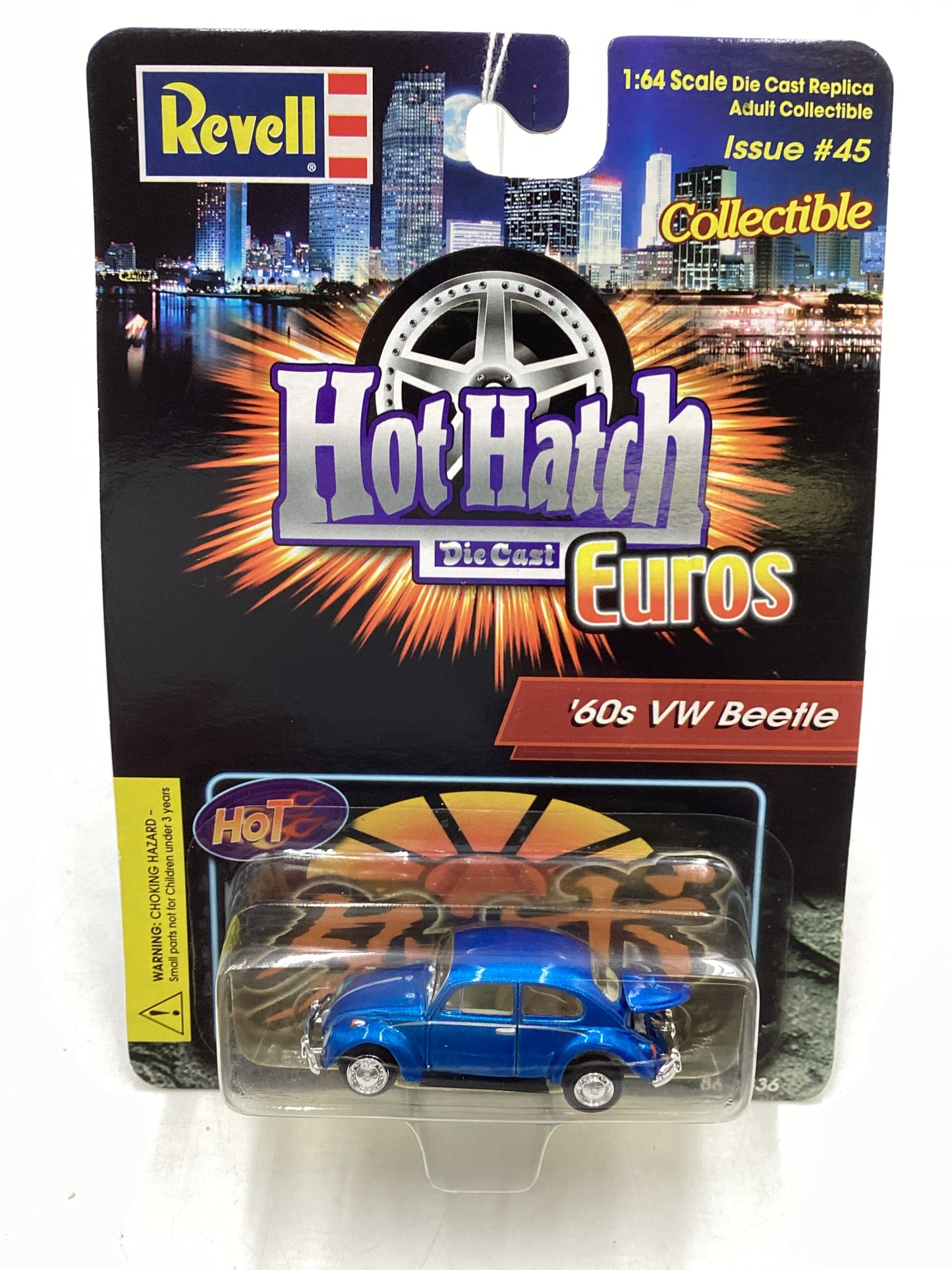 Revell Hot Hatch Diecast Euros 60’s VW Beetle Blue
