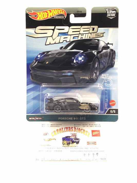 Hot wheels Speed Machines Porsche 911 GT3 Chase with protector 0/5