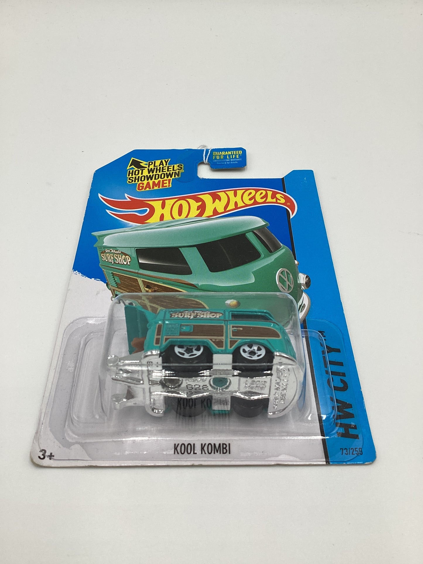 2015 Hot Wheels #73 Volkswagen Kool Kombi Surf Shop Turquoise