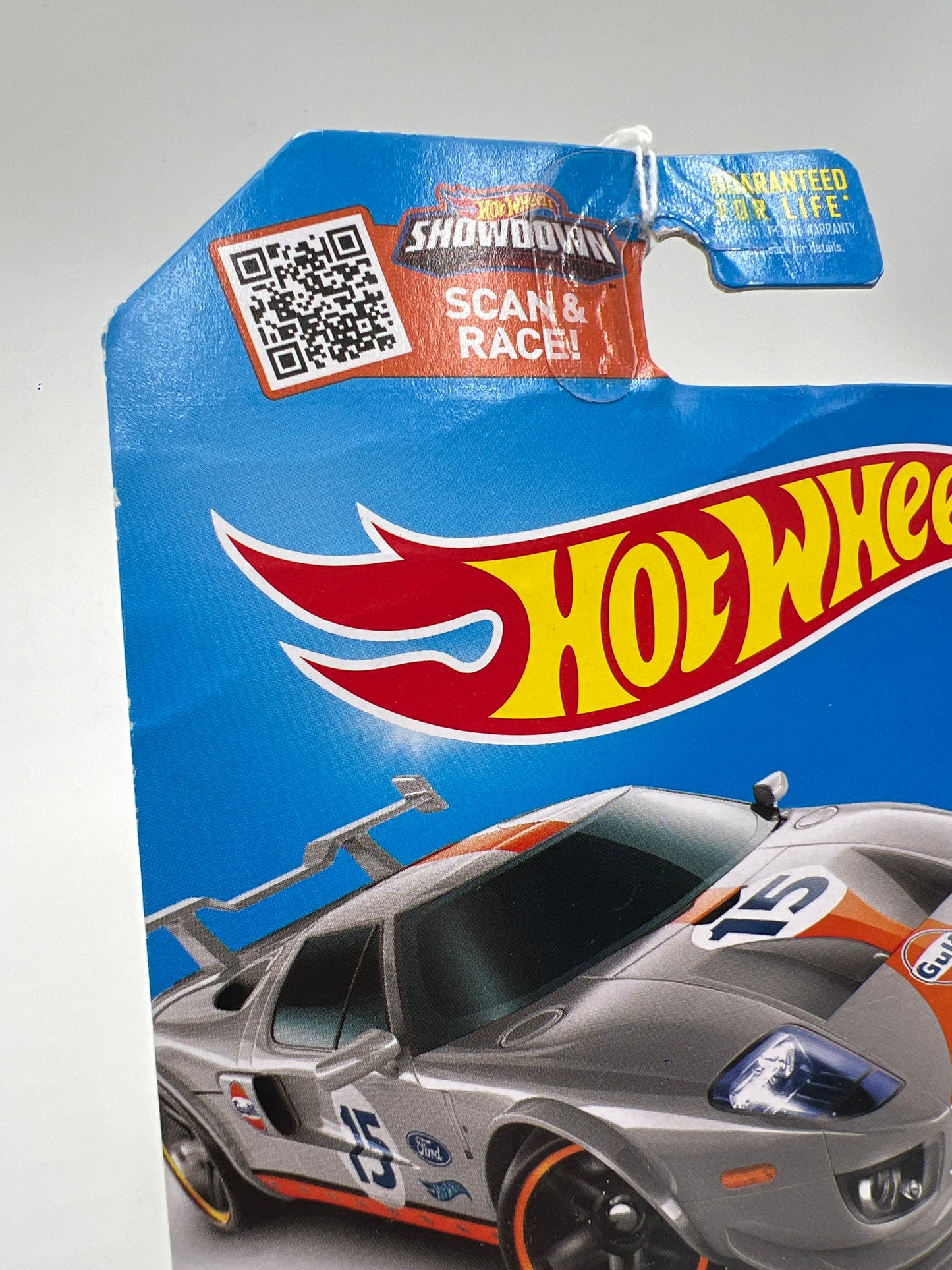 2016 Hot Wheels Walmart Exclusive Zamac #182 Ford GT Gulf Bad Card 145C