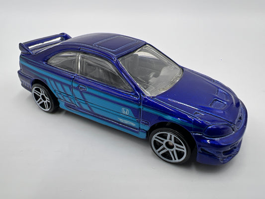 Hot Wheels 1/64 2010 Mystery Cars Series Honda Civic Si Blue Loose