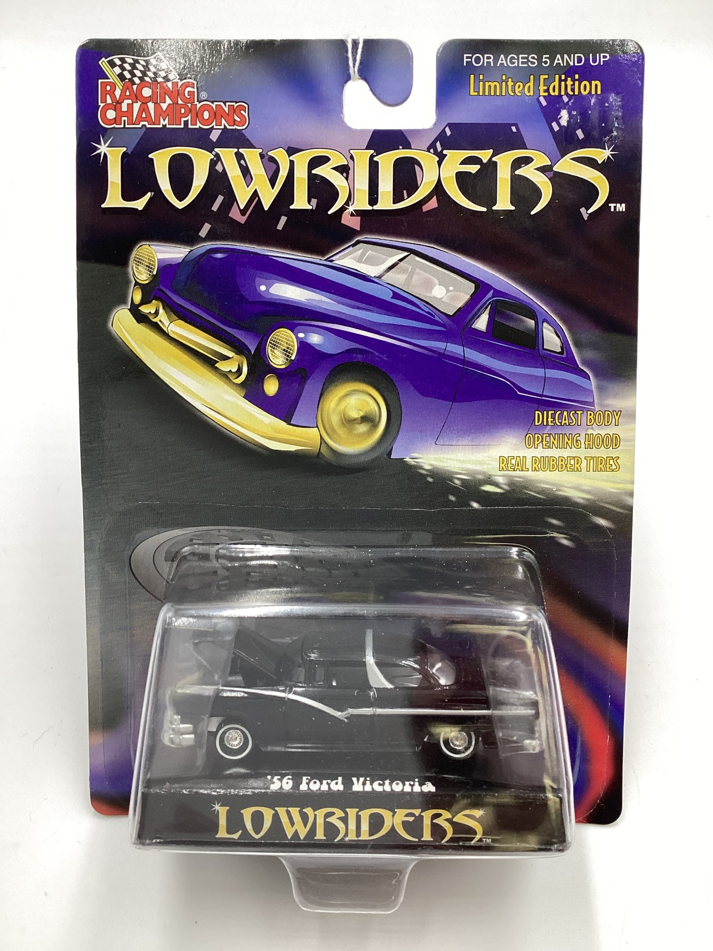 Racing Champions Lowriders 56 Ford Victoria HTF Black Version