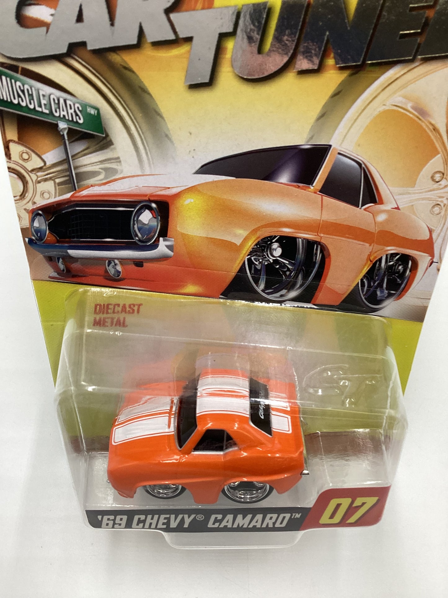 2024 Car Tuned Series 1 #07 69 Chevy Camaro Orange Walgreens Exclusive SR