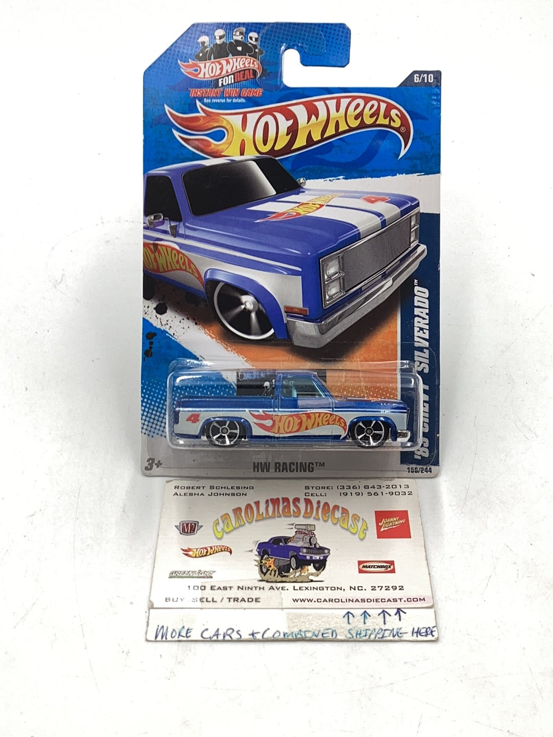 2011 Hot Wheels #156 83 Chevy Silverado