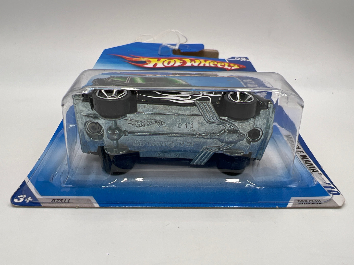 2010 Hot Wheels Muscle Mania #86 67 Camaro Black 16B