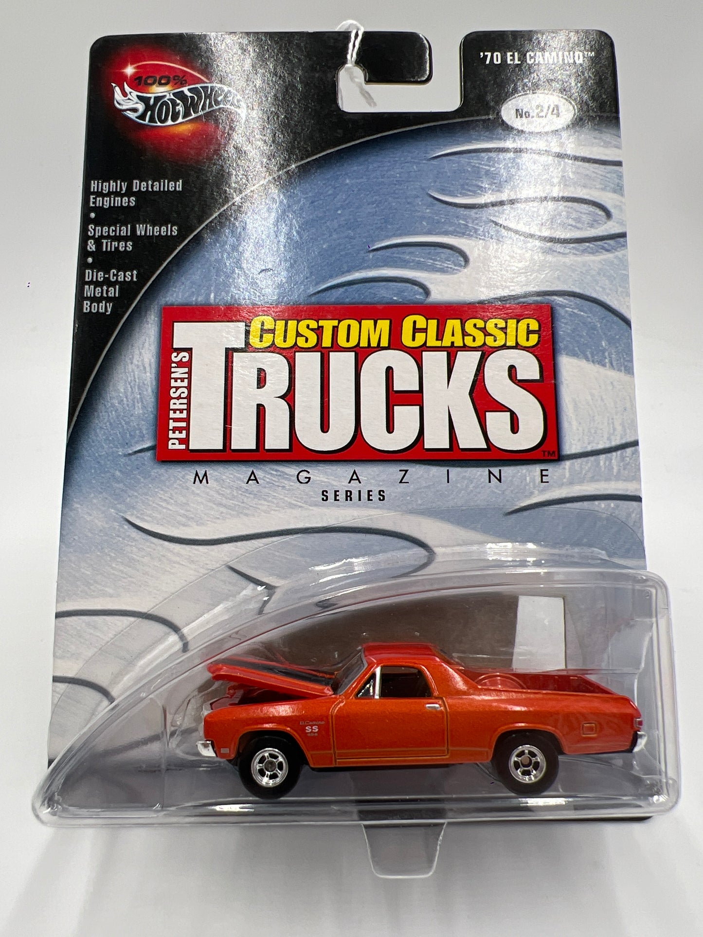 Hot Wheels Premium 100% Custom Classic Trucks #2 70 El Camino Orange 242G
