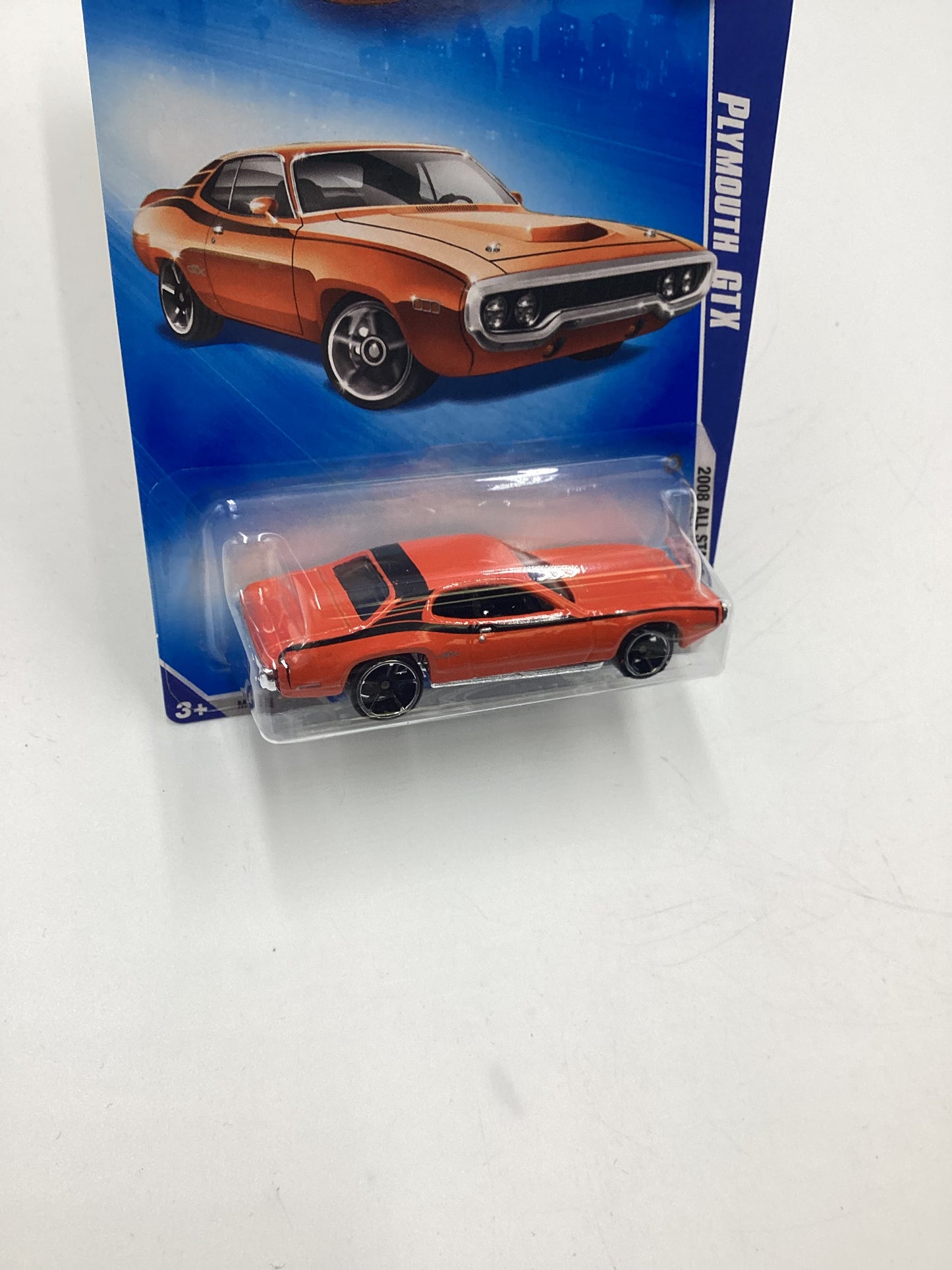 2008 Hot Wheels All Stars #60 Plymouth GTX Orange 55H