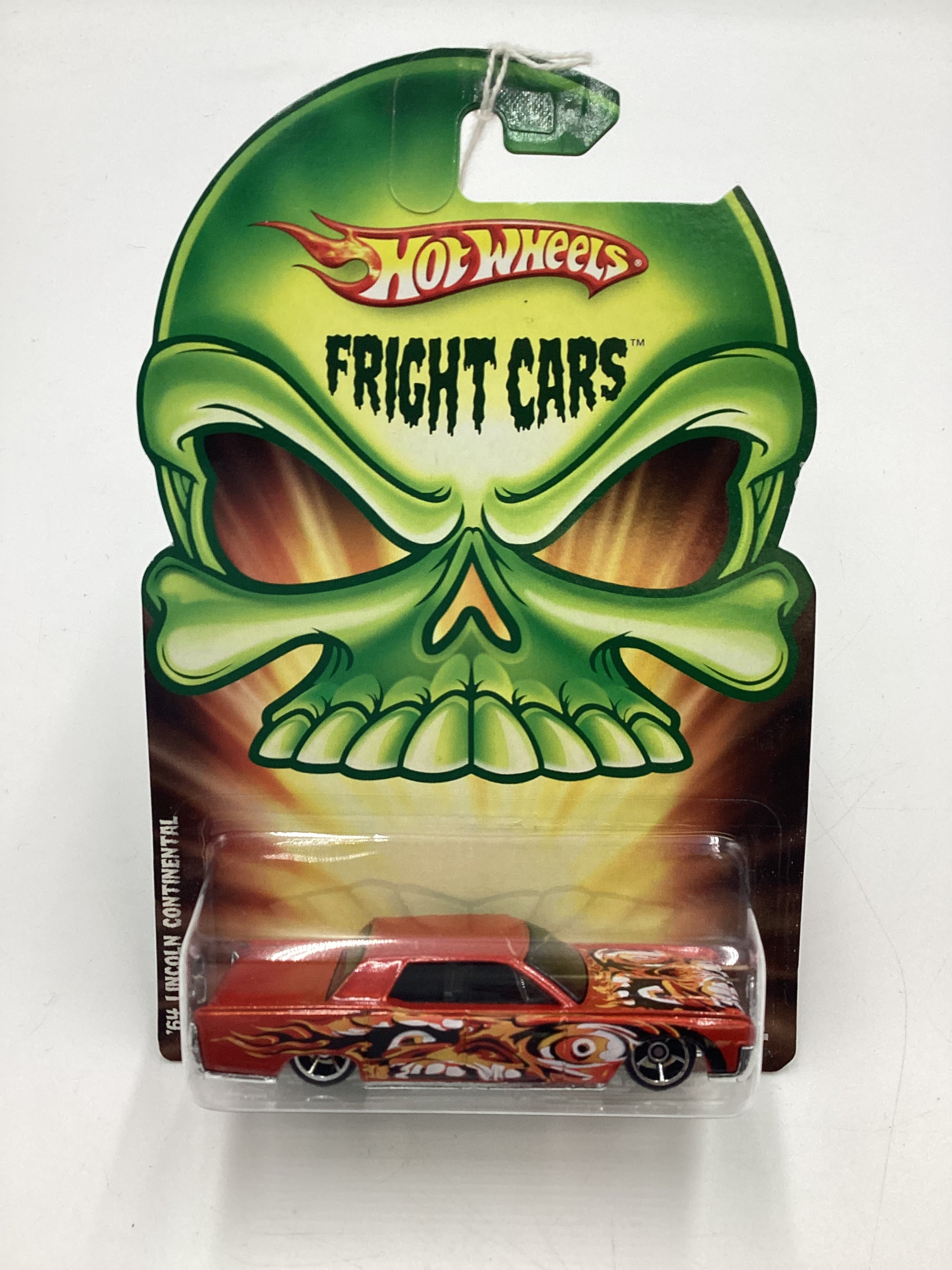 2008 Hot Wheels Fright Cars 64 Lincoln Continental Orange 154H