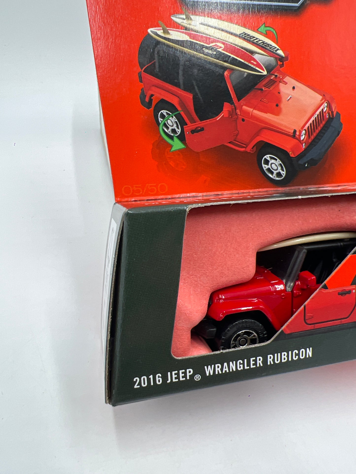 2026 Matchbox Moving Parts #5 2016 Jeep Wrangler Rubicon Red