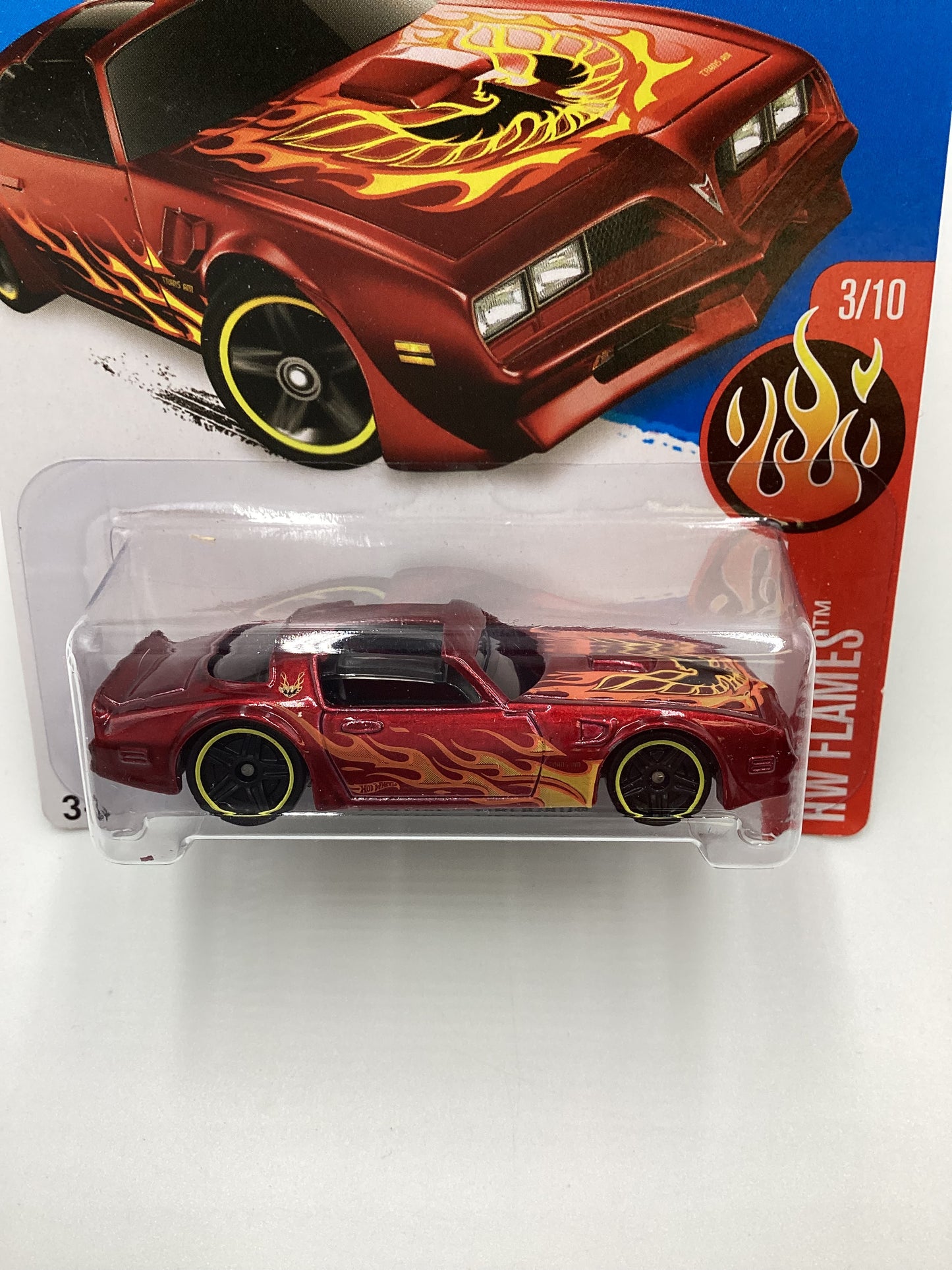 2016 Hot Wheels #93 77 Pontiac Firebird Red 41B