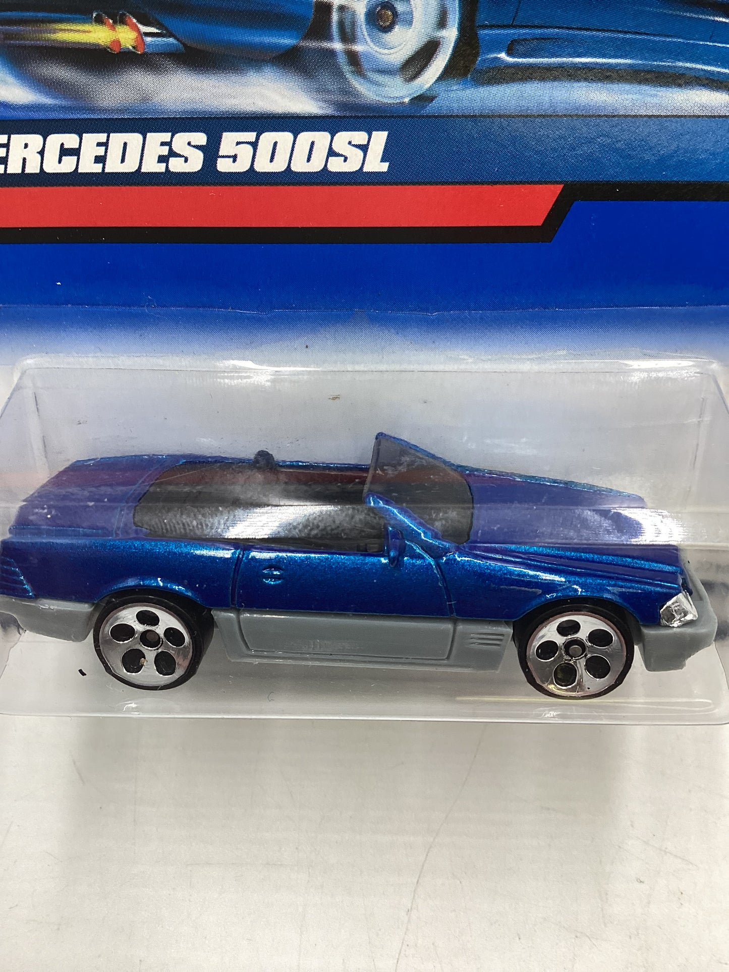 2000 Hot Wheels #134 Blue Mercedes 500 SL 92E