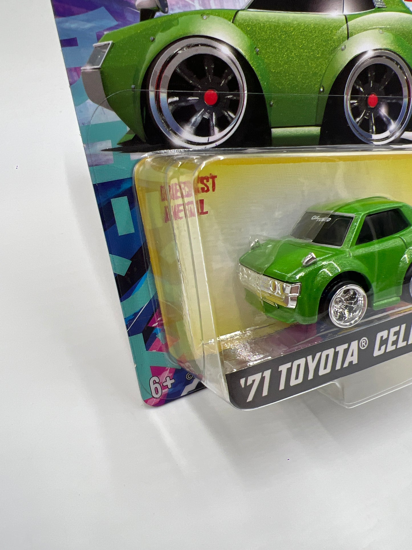 2025 MGA Car Tuned JDM Series 1 #7 71 Toyota Celica GT Green 180G