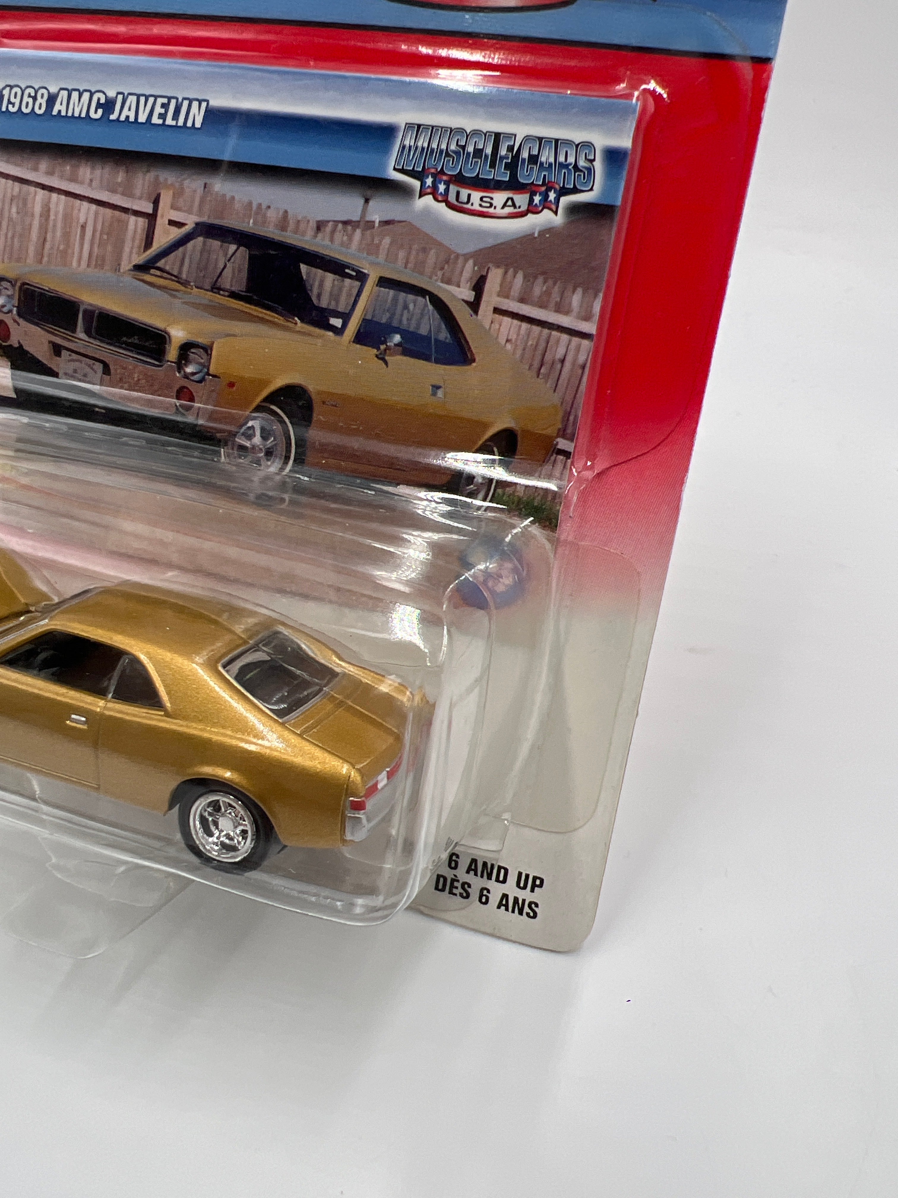 Johnny Lightning Muscle Cars USA #15 1968 AMC Javelin Gold 218C