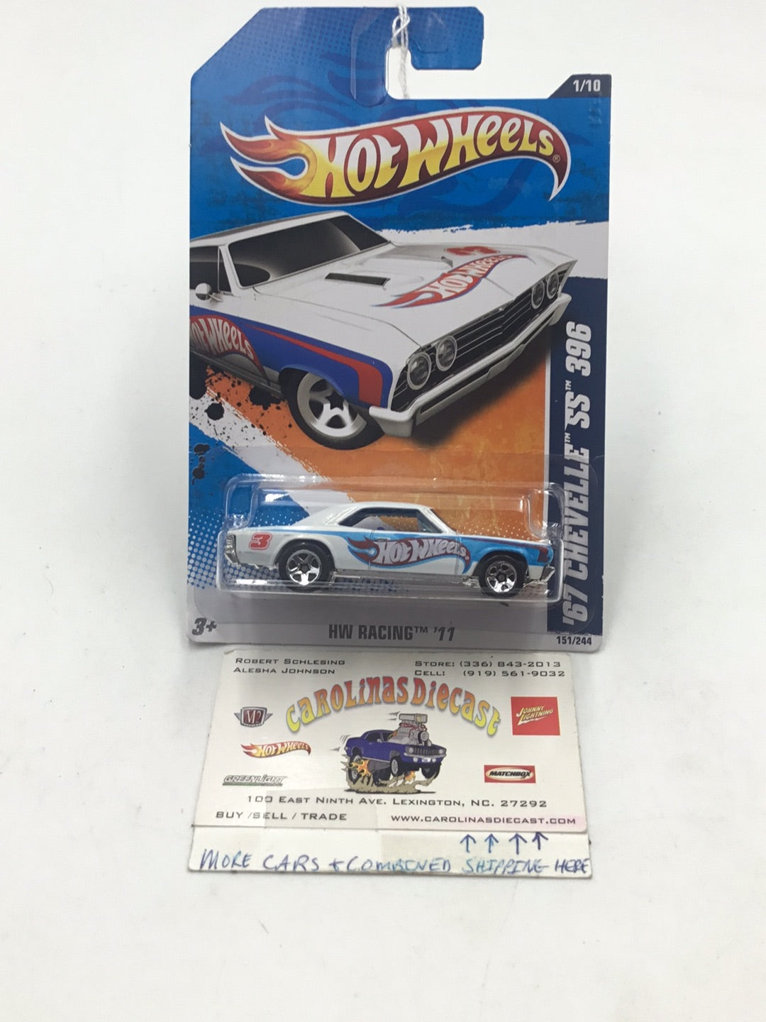 2006 Hot wheels #151 67 Chevelle SS 396 GG8