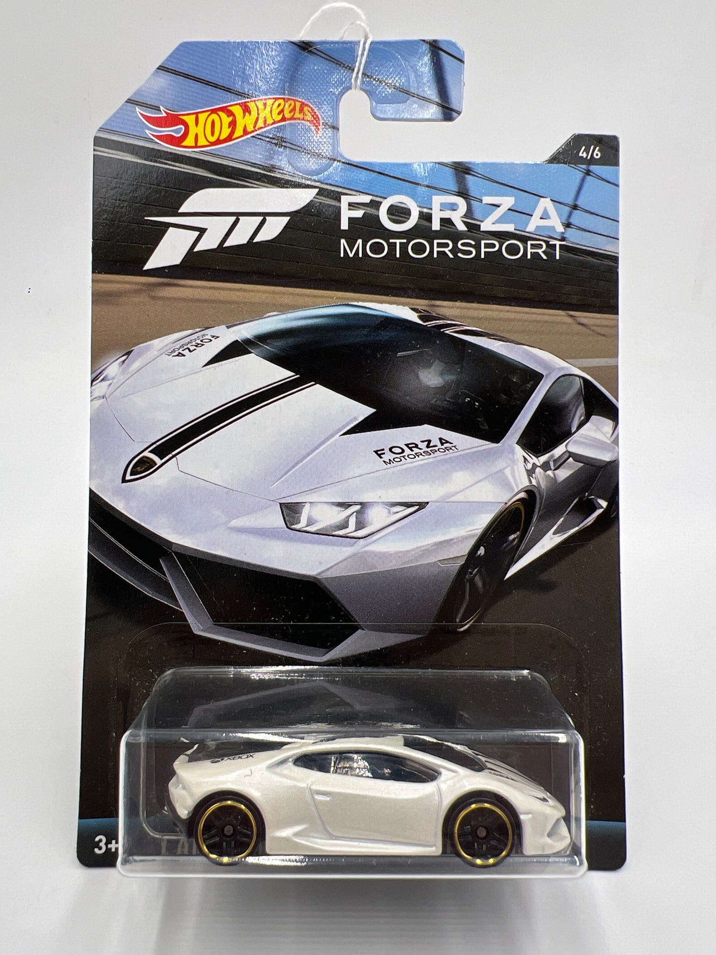Hot Wheels Forza Motorsport #4 Lamborghini Huracan LP 610-4 White 154A