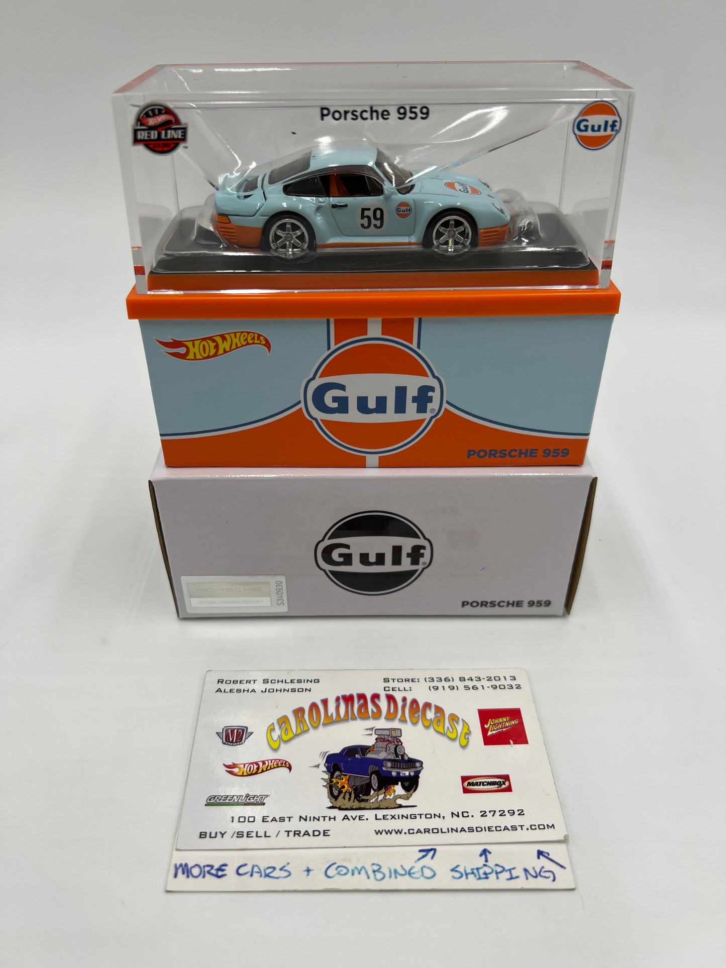 2025 Hot Wheels RLC Gulf Porsche 959 Blue/Orange