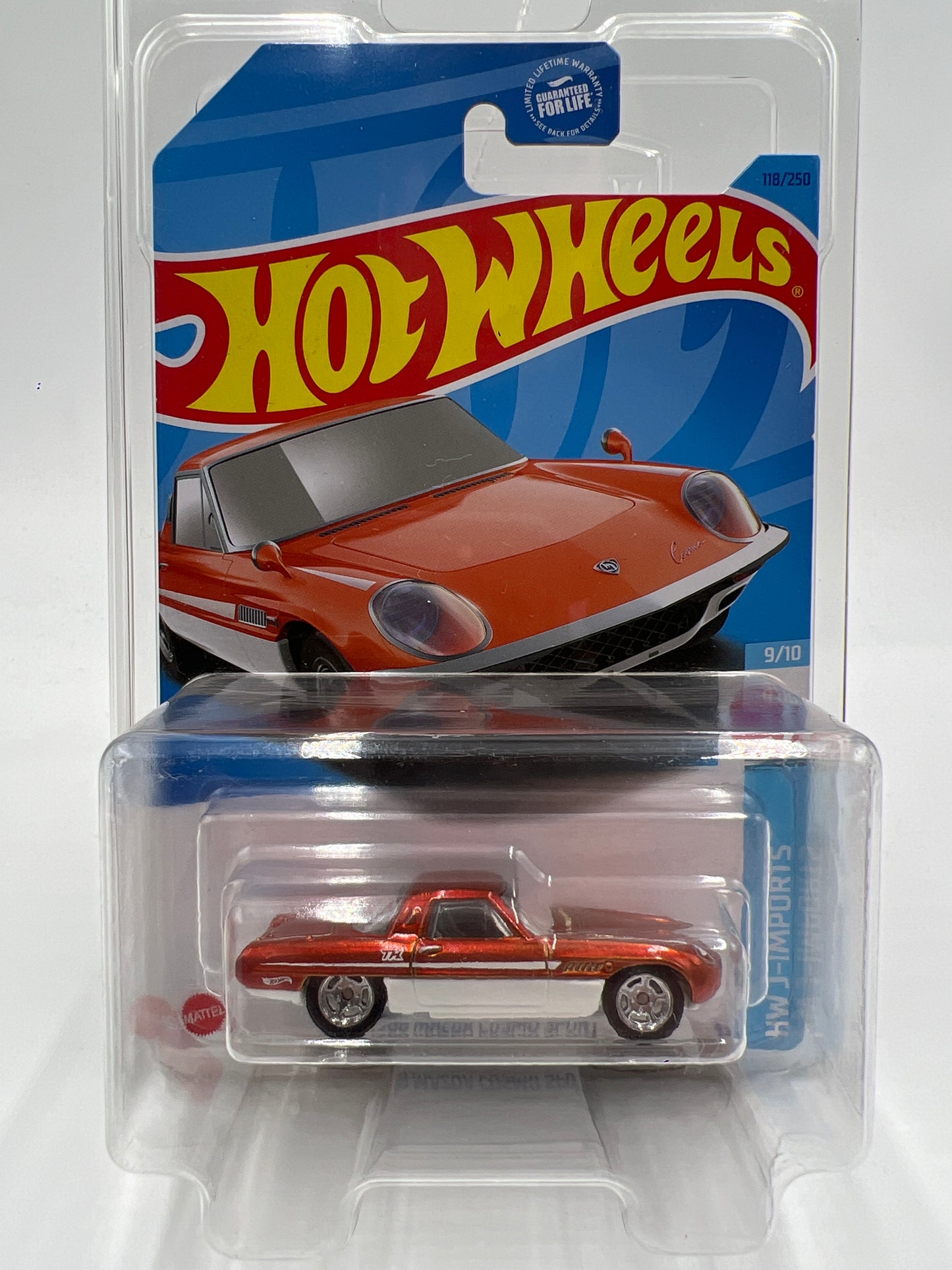2023 Hot Wheels Super Treasure Hunt #118 1968 Mazda Cosmo Sport Orange W/Protector