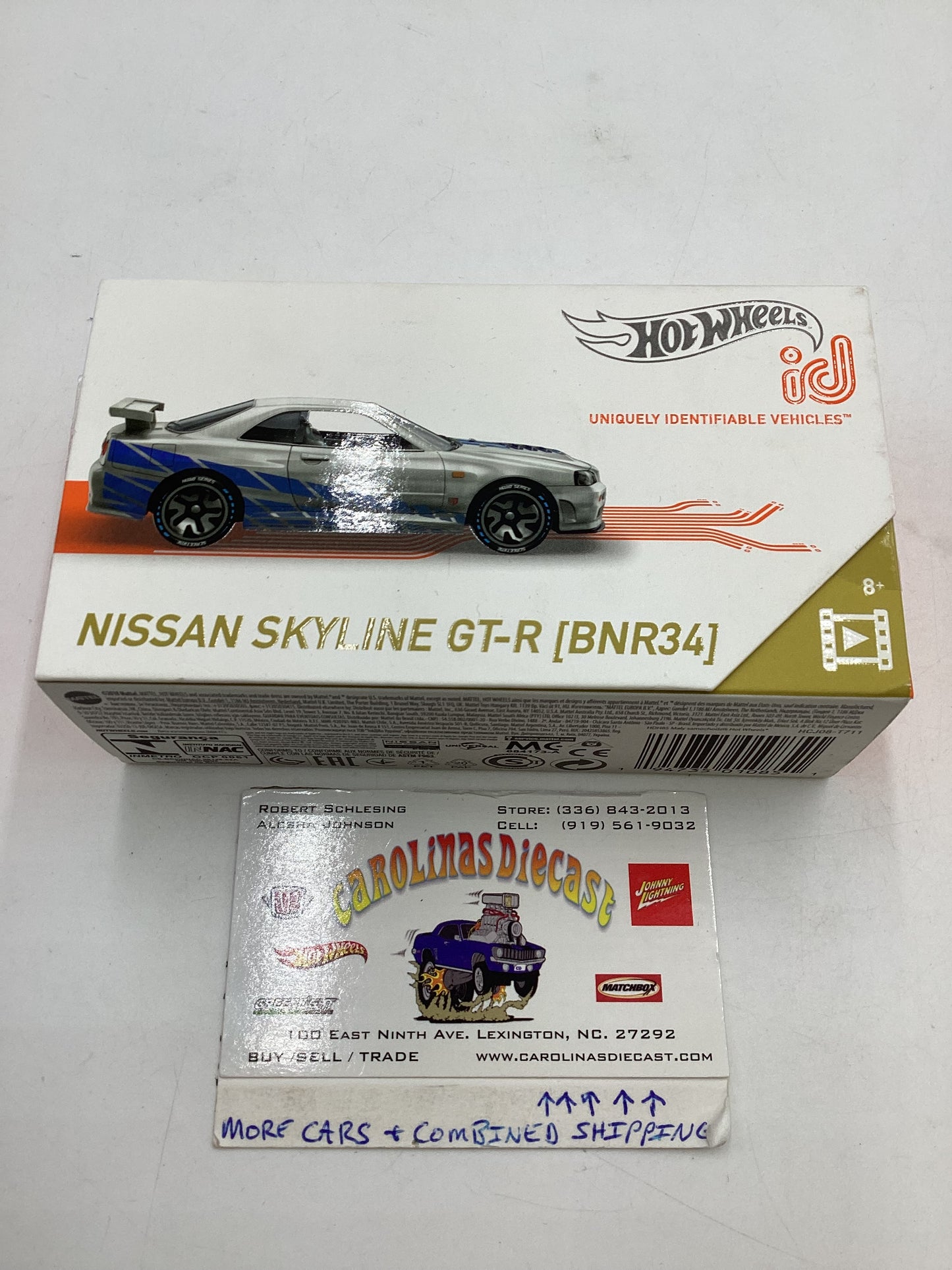 Hot Wheels ID Fast and Furious Nissan Skyline GT-R BNR34 Opened